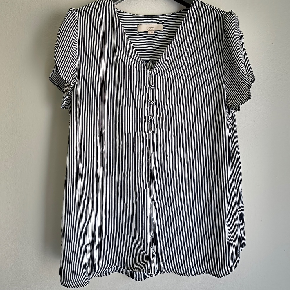 Loft Short Sleeve Blouse